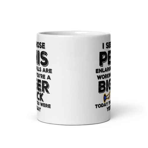 Bigger Dick Rude Funny Gift Mug For Him