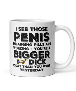 Bigger Dick Rude Funny Gift Mug For Him