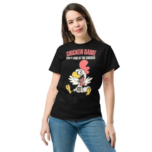 Chicken Game T-shirt Funny T-shirt Gift For Him