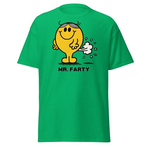 Mr. Farty T-shirt Mr. Men Style T-shirt for Men Who Fart A Lot