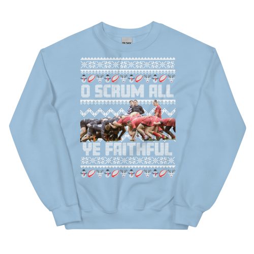 Rugby Christmas Jumper O Scrum All Ye Faithful