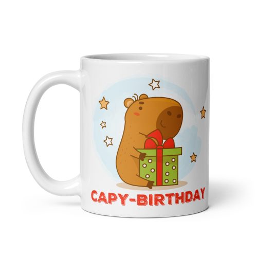 Capybara Birthday Mug Capy Birthday