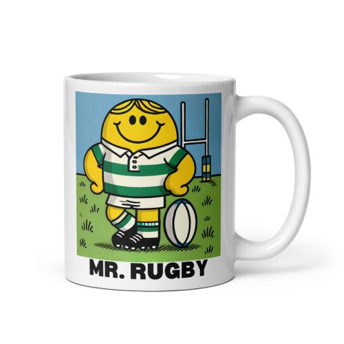 Mr. Rugby Mug Mr. Men Style Gift For Men Who Love Rugby