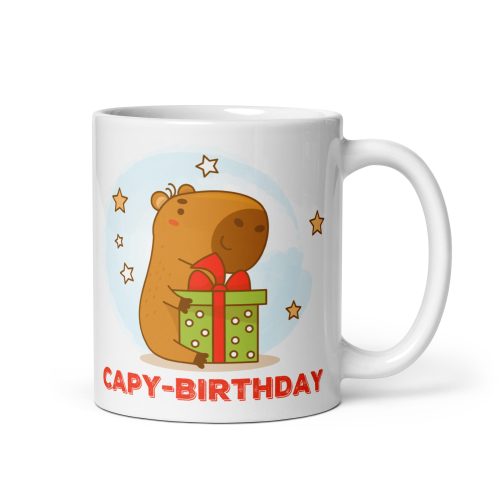 Capybara Birthday Mug Capy Birthday