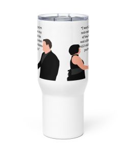 Smithy & Nessa Valentine’s Travel mug with a handle