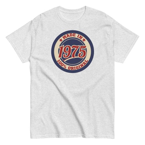 Made in 1975 Birthday T-shirt 50th Birthday Gift Tshirt