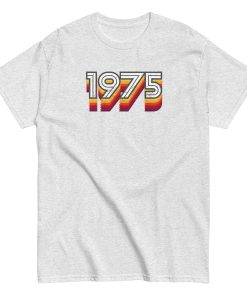 1975 Birth Year Gift T-shirt 50th Birthday Tshirt 1975 Retro