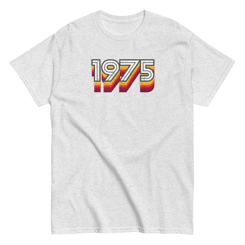 1975 Birth Year Gift T-shirt 50th Birthday Tshirt 1975 Retro