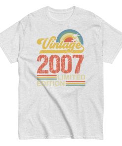 2007 Birthday Gift T-shirt Limited Edition T-shirt