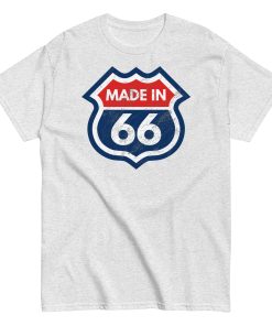 1966 Birthday Gift T-shirt Made in 66 US Route 66 Style