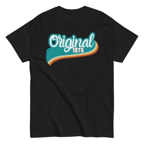Original 1975 T-Shirt 50th Birthday Gift for 1975 Birth Year
