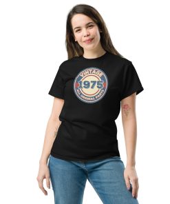 1975 Birthday Gift T-shirt Vintage All Original Parts 50th