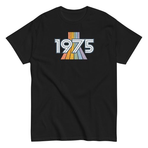 1975 Birth Year Gift T-shirt 50th Birthday T-shirt Retro 1975