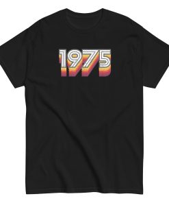 1975 Birth Year Gift T-shirt 50th Birthday Tshirt 1975 Retro