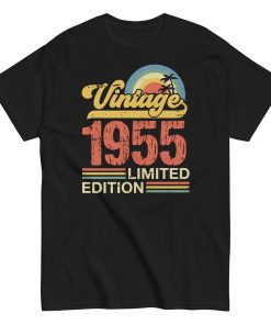 Vintage 1955 Limited Edition Birthday T-shirt Gift 1955