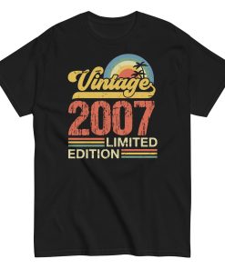 2007 Birthday Gift T-shirt Limited Edition T-shirt - Image 4