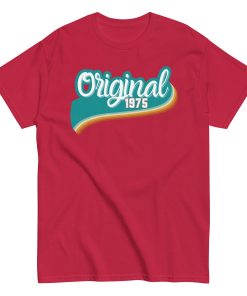 Original 1975 T-Shirt 50th Birthday Gift for 1975 Birth Year