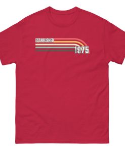 Established 1975 50th Birthday Gift T-shirt