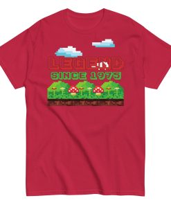 Legend Since 1975 Retro Gaming T-shirt 50th Birthday Tshirt