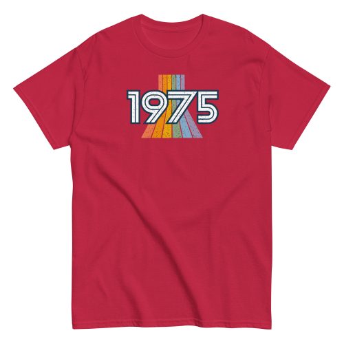 1975 Birth Year Gift T-shirt 50th Birthday T-shirt Retro 1975