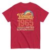 Vintage 1965 Limited Edition Birthday T-shirt 1965 Gift