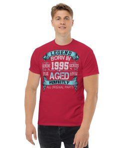 1995 Birthday Year Gift T-shirt Born In 1995 Legend Aged Perfectly