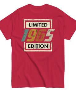 1965 Birthday Year Gift T-shirt Born In 1965 Limited Edition T-shirt