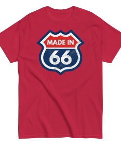 1966 Birthday Gift T-shirt Made in 66 US Route 66 Style