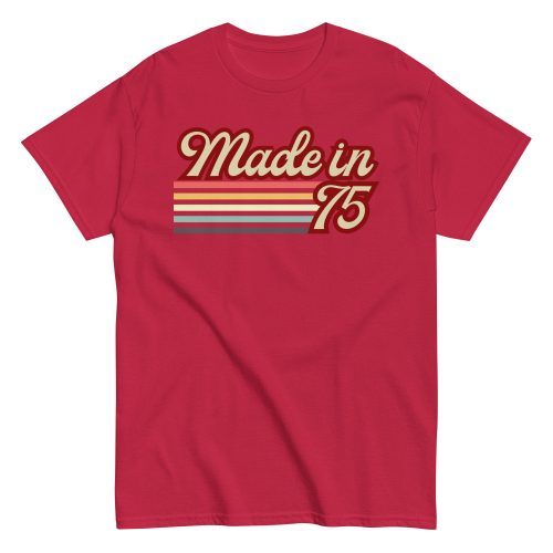 1975 Birthday Gift T-shirt Made in 75