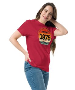 Vintage 1975 Limited Edition T-shirt 50th Birthday Gift