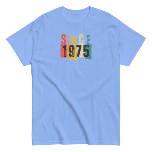 Since 1975 Birthday T-shirt 50th Birthday Gift For Him