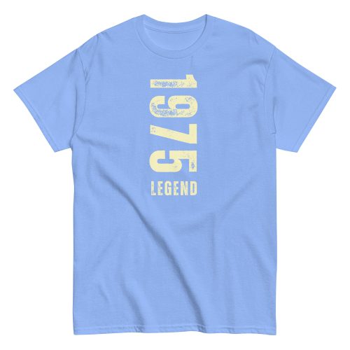 1975 Legend T-shirt 50th Birthday Gift for Him 1975