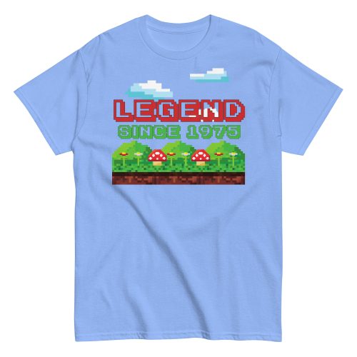 Legend Since 1975 Retro Gaming T-shirt 50th Birthday Tshirt