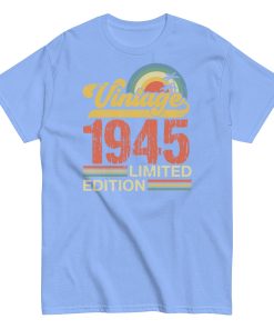 Vintage 1945 T-shirt Design Limited Edition Birth Year Gift