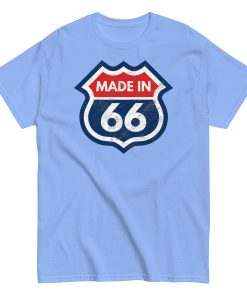 1966 Birthday Gift T-shirt Made in 66 US Route 66 Style