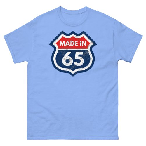 1965 Birthday T-Shirt Gift Made in 65 US Route Sign