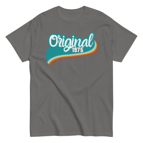 Original 1975 T-Shirt 50th Birthday Gift for 1975 Birth Year