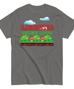 Legend Since 1975 Retro Gaming T-shirt 50th Birthday Tshirt