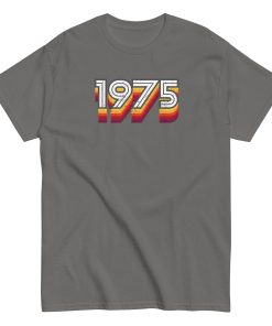 1975 Birth Year Gift T-shirt 50th Birthday Tshirt 1975 Retro