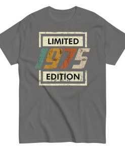 1975 Birthday Year Gift T-shirt Born In 1975 Limited Edition T-shirt