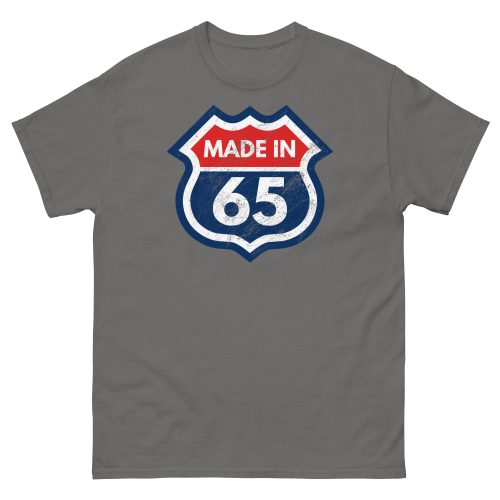 1965 Birthday T-Shirt Gift Made in 65 US Route Sign
