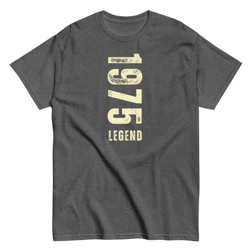 1975 Legend T-shirt 50th Birthday Gift for Him 1975