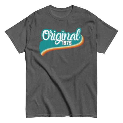 Original 1975 T-Shirt 50th Birthday Gift for 1975 Birth Year