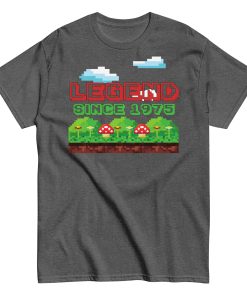Legend Since 1975 Retro Gaming T-shirt 50th Birthday Tshirt