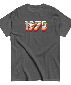 1975 Birth Year Gift T-shirt 50th Birthday Tshirt 1975 Retro