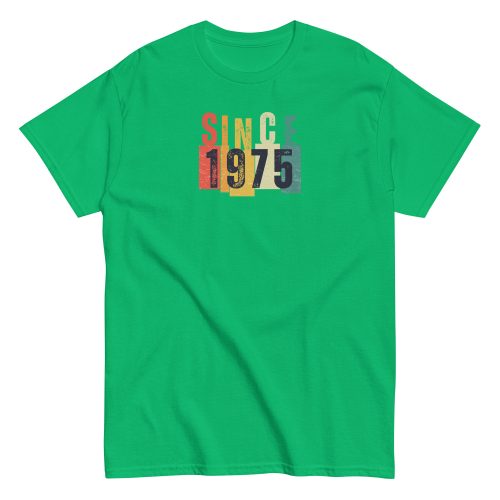 Since 1975 Birthday T-shirt 50th Birthday Gift For Him