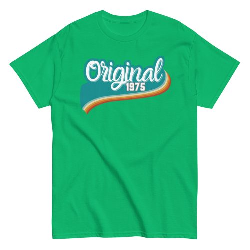 Original 1975 T-Shirt 50th Birthday Gift for 1975 Birth Year