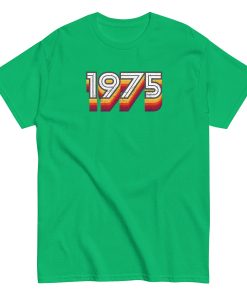 1975 Birth Year Gift T-shirt 50th Birthday Tshirt 1975 Retro