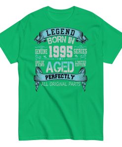 1995 Birthday Year Gift T-shirt Born In 1995 Legend Aged Perfectly
