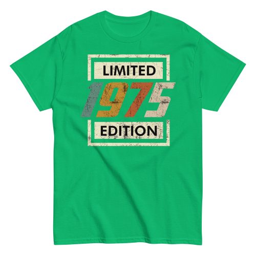 1975 Birthday Year Gift T-shirt Born In 1975 Limited Edition T-shirt